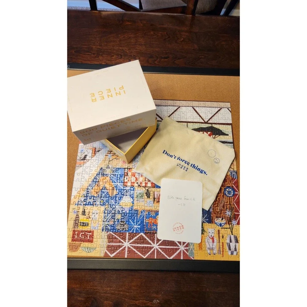 Inner Piece 500 Pc Puzzle Matte Finish, with Reusable Pouch, Art by Andrew Watch